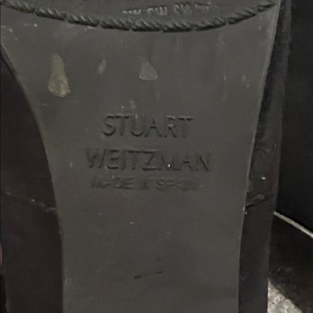 Stuart Weitzman Elegant Black Over-the-Knee Boots Size 4 - Picture 2 of 7
